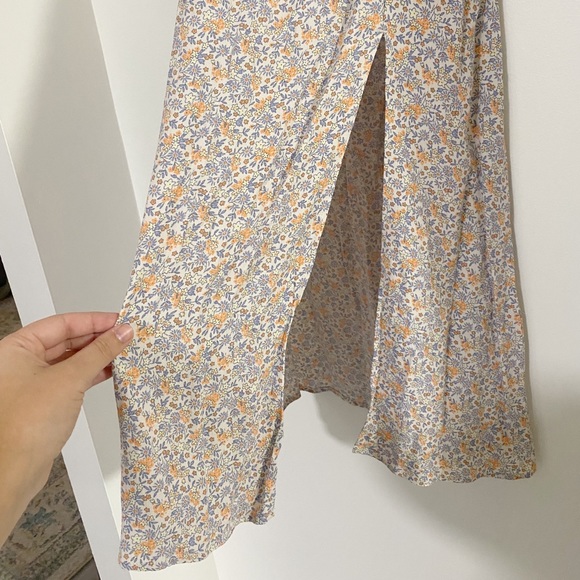 H&M floral midi skirt - size 10 - Picture 5 of 6